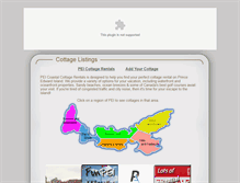 Tablet Screenshot of pei-cottages.com